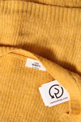 Γυναικεία ζακέτα Gina Benotti, Μέγεθος XL, Χρώμα Κίτρινο, Τιμή 8,61 €