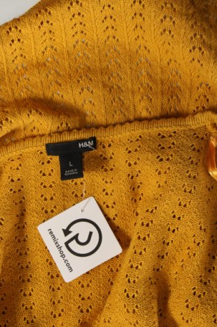 Дамска жилетка H&M, Размер L, Цвят Жълт, Цена 29,00 лв.