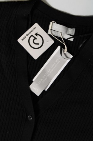 Damen Strickjacke Marks & Spencer, Größe M, Farbe Schwarz, Preis 31,96 €