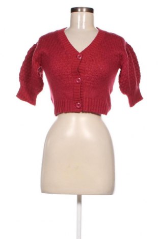 Damen Strickjacke NA-KD, Größe XXS, Farbe Rot, Preis 12,46 €