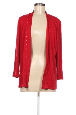 Damen Strickjacke Rafaella, Größe L, Farbe Rot, Preis 4,28 €