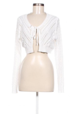 Damen Strickjacke SHEIN, Größe L, Farbe Weiß, Preis 8,07 €