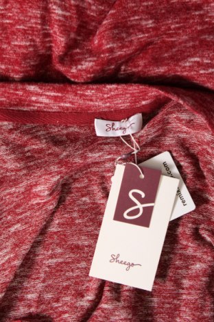 Damen Strickjacke Sheego, Größe XXL, Farbe Rot, Preis 28,28 €