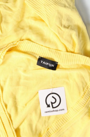Damen Strickjacke Taifun, Größe L, Farbe Gelb, Preis 11,22 €