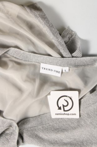 Damen Strickjacke Trend One, Größe L, Farbe Grau, Preis 3,03 €