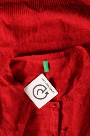 Damen Strickjacke United Colors Of Benetton, Größe L, Farbe Rot, Preis € 14,27