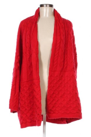 Damen Strickjacke Zara, Größe L, Farbe Rot, Preis 9,40 €