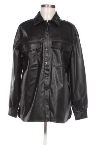 Γυναικείο δερμάτινο πουκάμισο Jennyfer, Μέγεθος M, Χρώμα Μαύρο, Τιμή 11,34 €