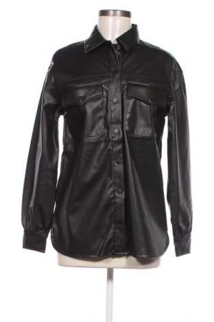 Γυναικείο δερμάτινο πουκάμισο Jennyfer, Μέγεθος XS, Χρώμα Μαύρο, Τιμή 10,31 €