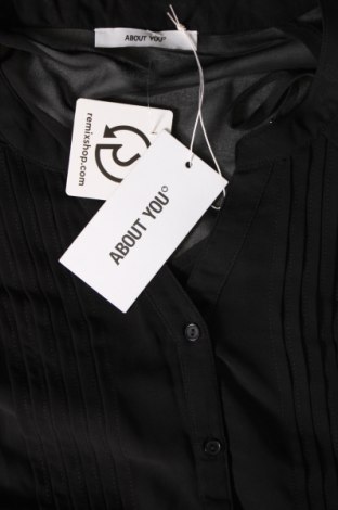 Γυναικείο πουκάμισο About You, Μέγεθος M, Χρώμα Μαύρο, Τιμή 4,74 €