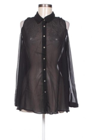 Γυναικείο πουκάμισο Ajc, Μέγεθος XL, Χρώμα Μαύρο, Τιμή 11,05 €