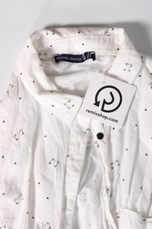 Γυναικείο πουκάμισο Bershka, Μέγεθος S, Χρώμα Λευκό, Τιμή 19,61 €