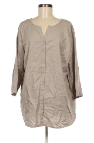 Γυναικείο πουκάμισο Bpc Bonprix Collection, Μέγεθος XXL, Χρώμα  Μπέζ, Τιμή 15,46 €