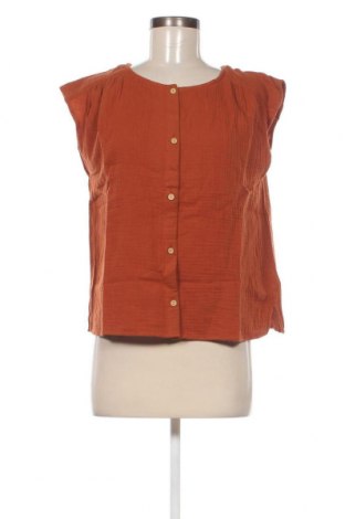 Γυναικείο πουκάμισο Camaieu, Μέγεθος M, Χρώμα Καφέ, Τιμή 3,09 €