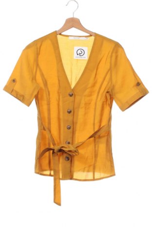 Γυναικείο πουκάμισο Gestuz, Μέγεθος XS, Χρώμα Κίτρινο, Τιμή 22,66 €
