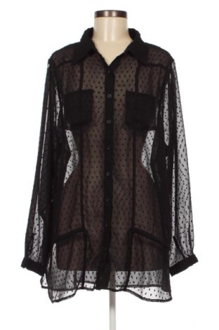 Γυναικείο πουκάμισο Gina Benotti, Μέγεθος XL, Χρώμα Μαύρο, Τιμή 12,37 €