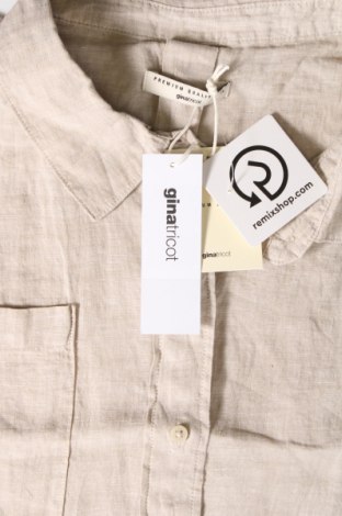 Γυναικείο πουκάμισο Gina Tricot, Μέγεθος XL, Χρώμα  Μπέζ, Τιμή 23,71 €