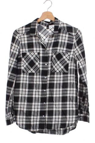 Γυναικείο πουκάμισο H&M Divided, Μέγεθος XS, Χρώμα Μαύρο, Τιμή 7,67 €