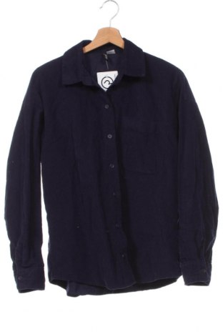 Γυναικείο πουκάμισο H&M Divided, Μέγεθος XXS, Χρώμα Μπλέ, Τιμή 6,54 €