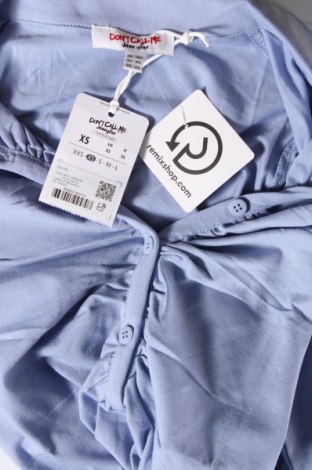 Γυναικείο πουκάμισο Jennyfer, Μέγεθος XS, Χρώμα Μπλέ, Τιμή 20,62 €