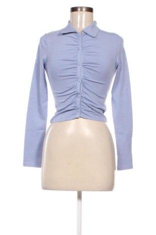 Γυναικείο πουκάμισο Jennyfer, Μέγεθος XS, Χρώμα Μπλέ, Τιμή 5,77 €