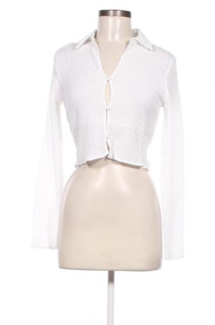 Γυναικείο πουκάμισο Jennyfer, Μέγεθος L, Χρώμα Λευκό, Τιμή 4,33 €