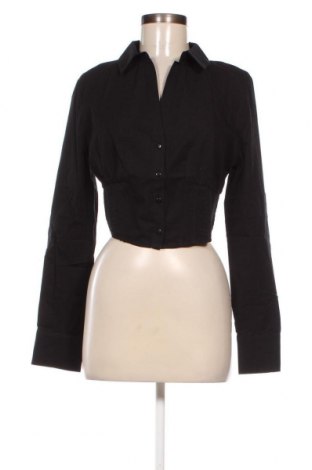 Γυναικείο πουκάμισο Jennyfer, Μέγεθος L, Χρώμα Μαύρο, Τιμή 5,16 €