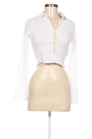 Γυναικείο πουκάμισο Jennyfer, Μέγεθος M, Χρώμα Λευκό, Τιμή 6,80 €