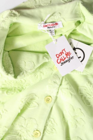 Дамска риза Jennyfer, Размер L, Цвят Зелен, Цена 14,40 лв.