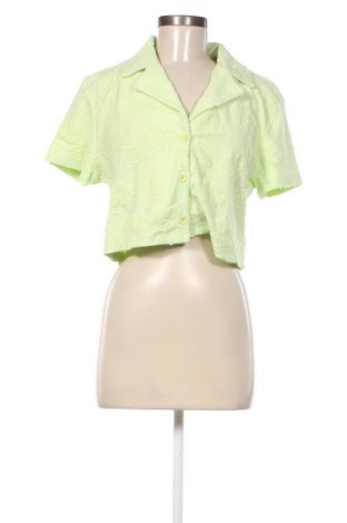 Γυναικείο πουκάμισο Jennyfer, Μέγεθος L, Χρώμα Πράσινο, Τιμή 20,62 €