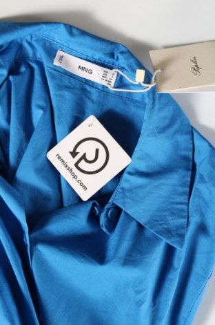 Γυναικείο πουκάμισο Mango, Μέγεθος S, Χρώμα Μπλέ, Τιμή 31,96 €