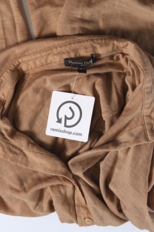 Γυναικείο πουκάμισο Massimo Dutti, Μέγεθος M, Χρώμα  Μπέζ, Τιμή 13,50 €