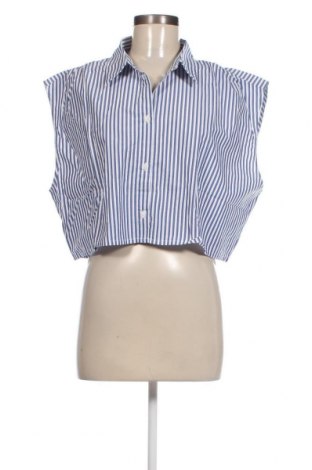 Γυναικείο πουκάμισο Monki, Μέγεθος XL, Χρώμα Μπλέ, Τιμή 15,88 €