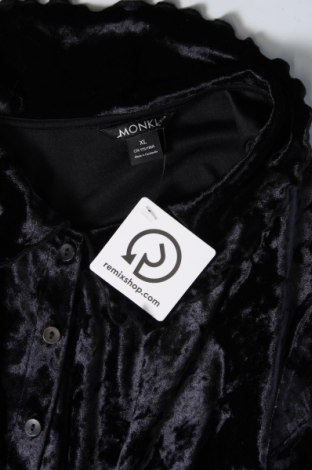 Дамска риза Monki, Размер XL, Цвят Черен, Цена 11,25 лв.