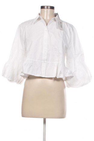 Γυναικείο πουκάμισο NA-KD, Μέγεθος S, Χρώμα Λευκό, Τιμή 39,69 €