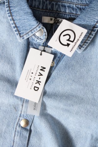 Γυναικείο πουκάμισο NA-KD, Μέγεθος XS, Χρώμα Μπλέ, Τιμή 21,83 €