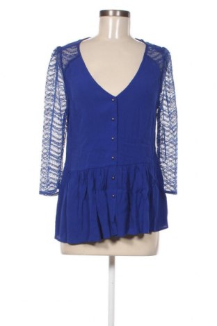 Γυναικείο πουκάμισο Naf Naf, Μέγεθος S, Χρώμα Μπλέ, Τιμή 7,94 €