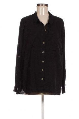 Γυναικείο πουκάμισο ONLY, Μέγεθος 3XL, Χρώμα Μαύρο, Τιμή 18,97 €