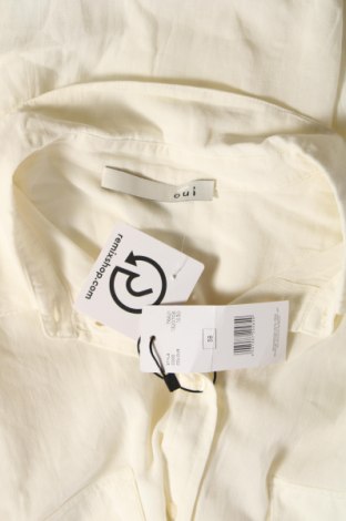 Γυναικείο πουκάμισο Oui, Μέγεθος M, Χρώμα Εκρού, Τιμή 55,67 €