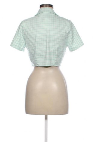Дамска риза Pull&Bear, Размер M, Цвят Зелен, Цена 12,04 лв.