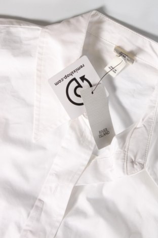 Γυναικείο πουκάμισο River Island, Μέγεθος M, Χρώμα Λευκό, Τιμή 21,83 €