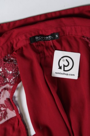 Γυναικείο πουκάμισο Romwe, Μέγεθος S, Χρώμα Κόκκινο, Τιμή 6,11 €