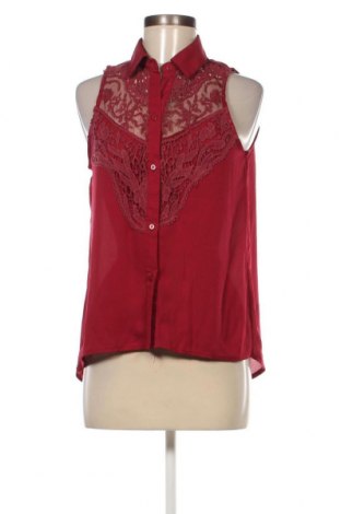 Γυναικείο πουκάμισο Romwe, Μέγεθος S, Χρώμα Κόκκινο, Τιμή 7,41 €