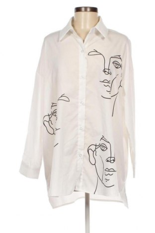 Дамска риза SHEIN, Размер XL, Цвят Бял, Цена 25,00 лв.