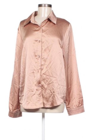 Γυναικείο πουκάμισο SHEIN, Μέγεθος L, Χρώμα  Μπέζ, Τιμή 7,29 €