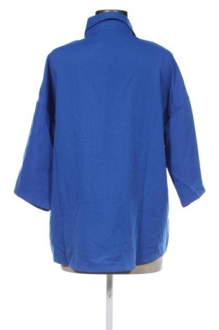 Дамска риза SHEIN, Размер M, Цвят Син, Цена 24,25 лв.