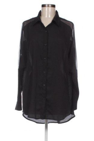 Γυναικείο πουκάμισο SHEIN, Μέγεθος L, Χρώμα Μαύρο, Τιμή 6,09 €