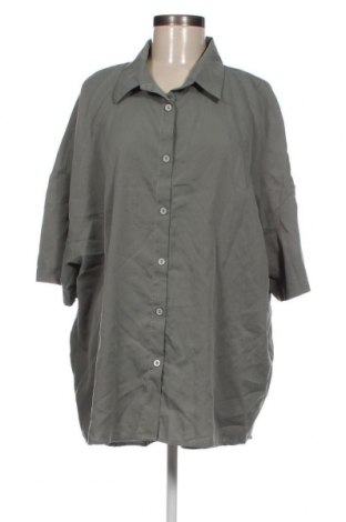 Γυναικείο πουκάμισο SHEIN, Μέγεθος XXL, Χρώμα Πράσινο, Τιμή 6,85 €