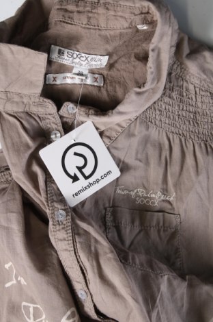 Γυναικείο πουκάμισο Soccx, Μέγεθος M, Χρώμα  Μπέζ, Τιμή 17,00 €
