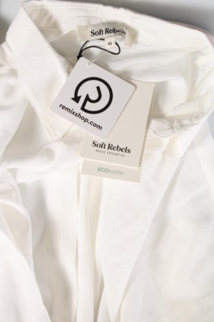 Γυναικείο πουκάμισο Soft Rebels, Μέγεθος XS, Χρώμα Λευκό, Τιμή 55,67 €
